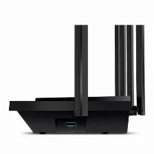 Router Inalambrico Tp-link, 6 Antenas Doble Banda, Wi-fi 6, Negro